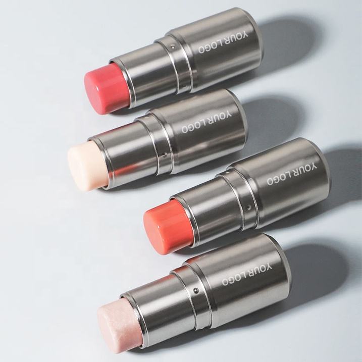 New Private Label OEM Glowing Highlighter Face Makeup Stick Pressed Herbal Powder New Make-Up Product
