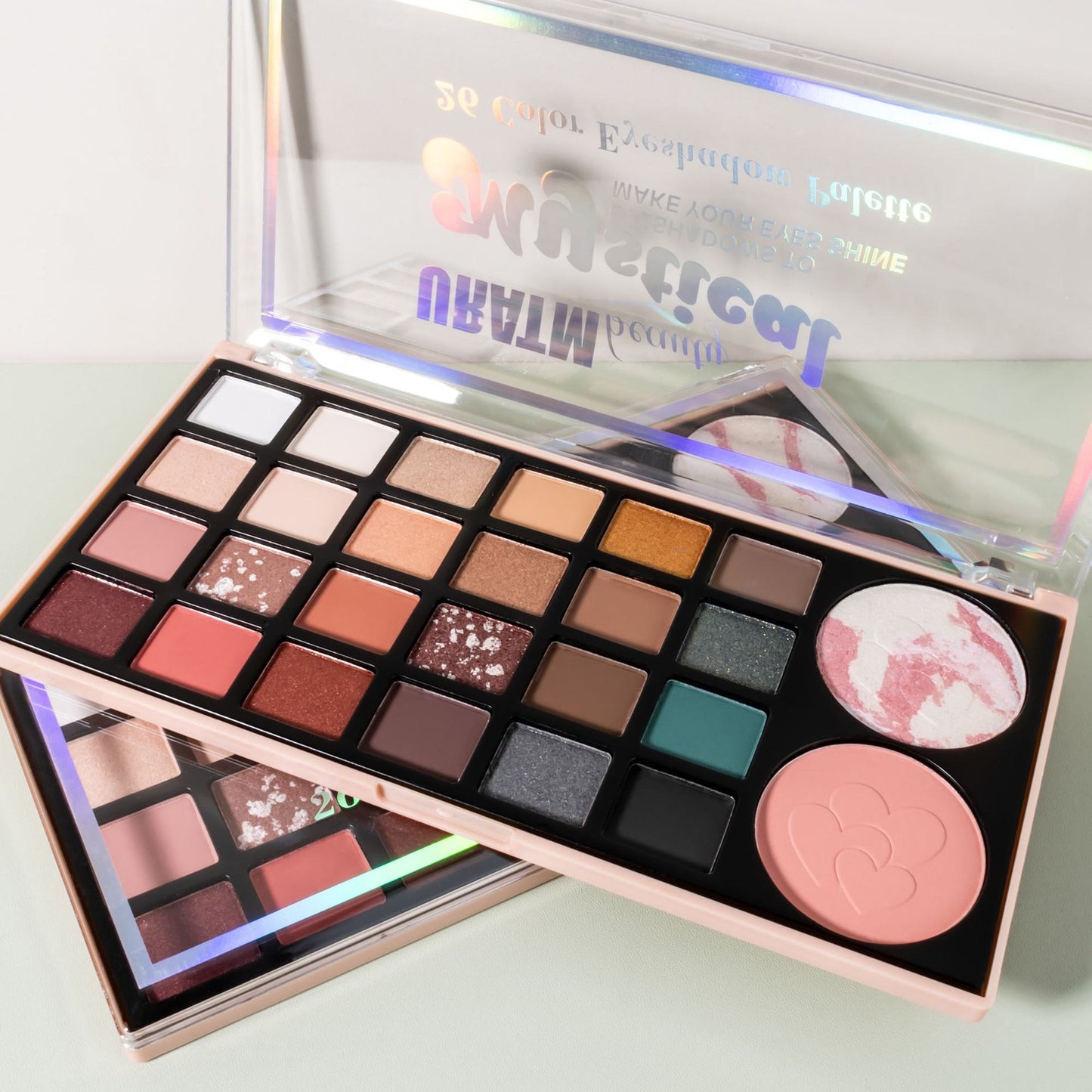 Cross-border 26-color Eyeshadow Palette Multifunctional All-in-one Matte Pearlescent Fine Shimmer Eyeshadow Blush Highlighter