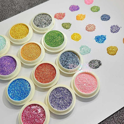 Miss Rose Multicolor High Pigmented Glitter Shimmer Eyeshadow Palette Set Professional Eye Makeup - Pack of 24