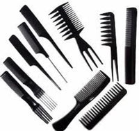 Pack of 10-Professional Hairdressing Combs For Women And Men