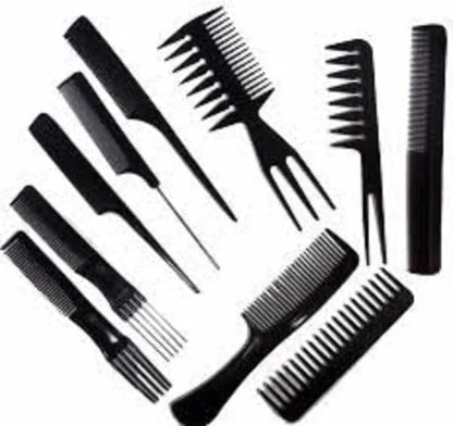 Pack of 10-Professional Hairdressing Combs For Women And Men