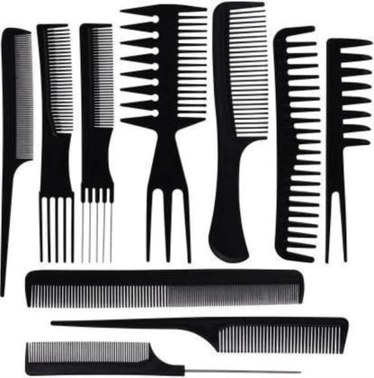 Pack of 10-Professional Hairdressing Combs For Women And Men