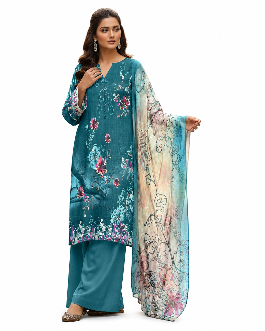 BANA dora  Digital Lawn – Bana Dora Bold Print | Vol#1123