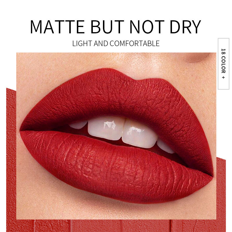 Wholesale Makeup Mini Capsule Matte Liquid Lipstick Matte 18 Shades Waterproof Nude Color Private Label Lip Set
