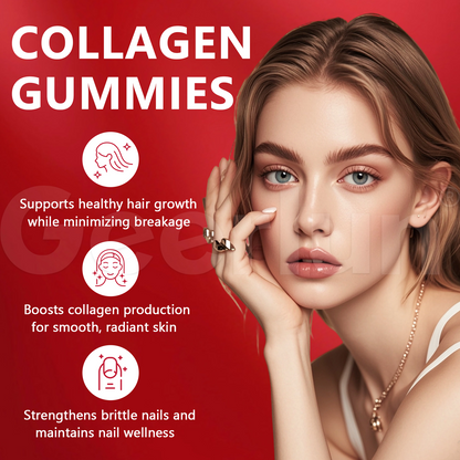 OEM Biotin Vitamin C Supplement Support Hair Nail Growth Beauty Skin Whitening Glutathione Collagen Gummies