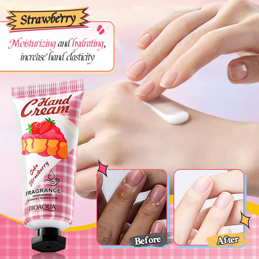 Fruity Hand Cream Flower Herbal Hand Cream 20g Honey Avocado Nourishing Hand Lotion