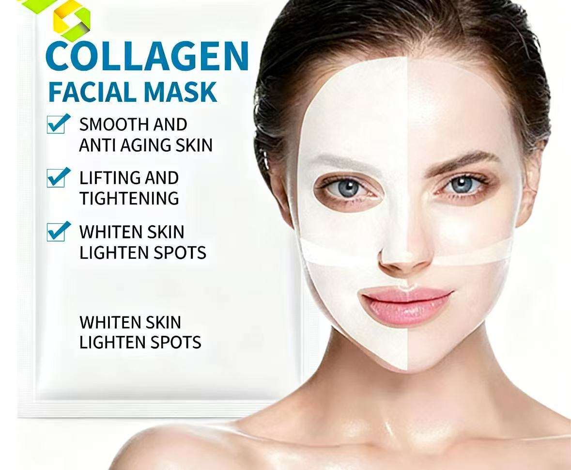 Transparent Collagen Overnight Face Hydrogel Mask Anti-Aging Skin Care with Jelly Hydrogel Product Category Facial Mask