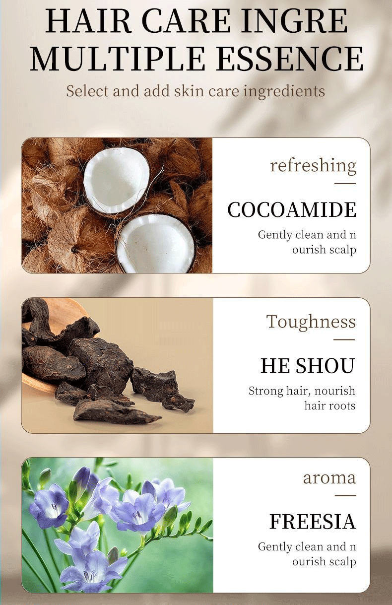 OEM/ODM Manufacturer Sulfate Free Hair Care Product Moisturizing Coconut Oil Shampoo and Conditioner Set for Men and Women