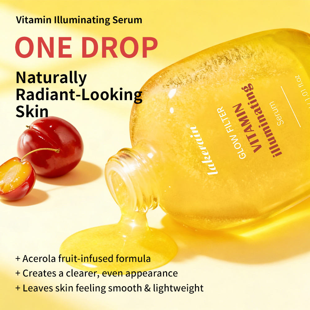 Private Label Vitamin C Illuminating Serum Brightening Facial Serum for Dark Spot Corrector Even Skin Tone OEM Serum