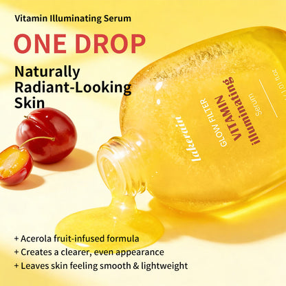 Private Label Vitamin C Illuminating Serum Brightening Facial Serum for Dark Spot Corrector Even Skin Tone OEM Serum