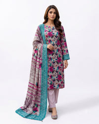 Blossom Breeze Printed 3-Piece Lawn Suit