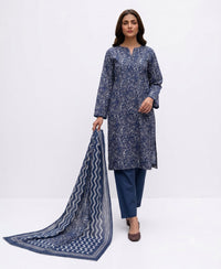 Midnight Breeze Printed Lawn 3-Piece Suit
